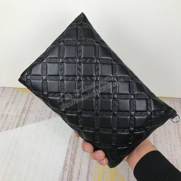 VERSACE男包 范思哲手包 进口原版皮 黑色 男士手拿包 6041  rdn1031